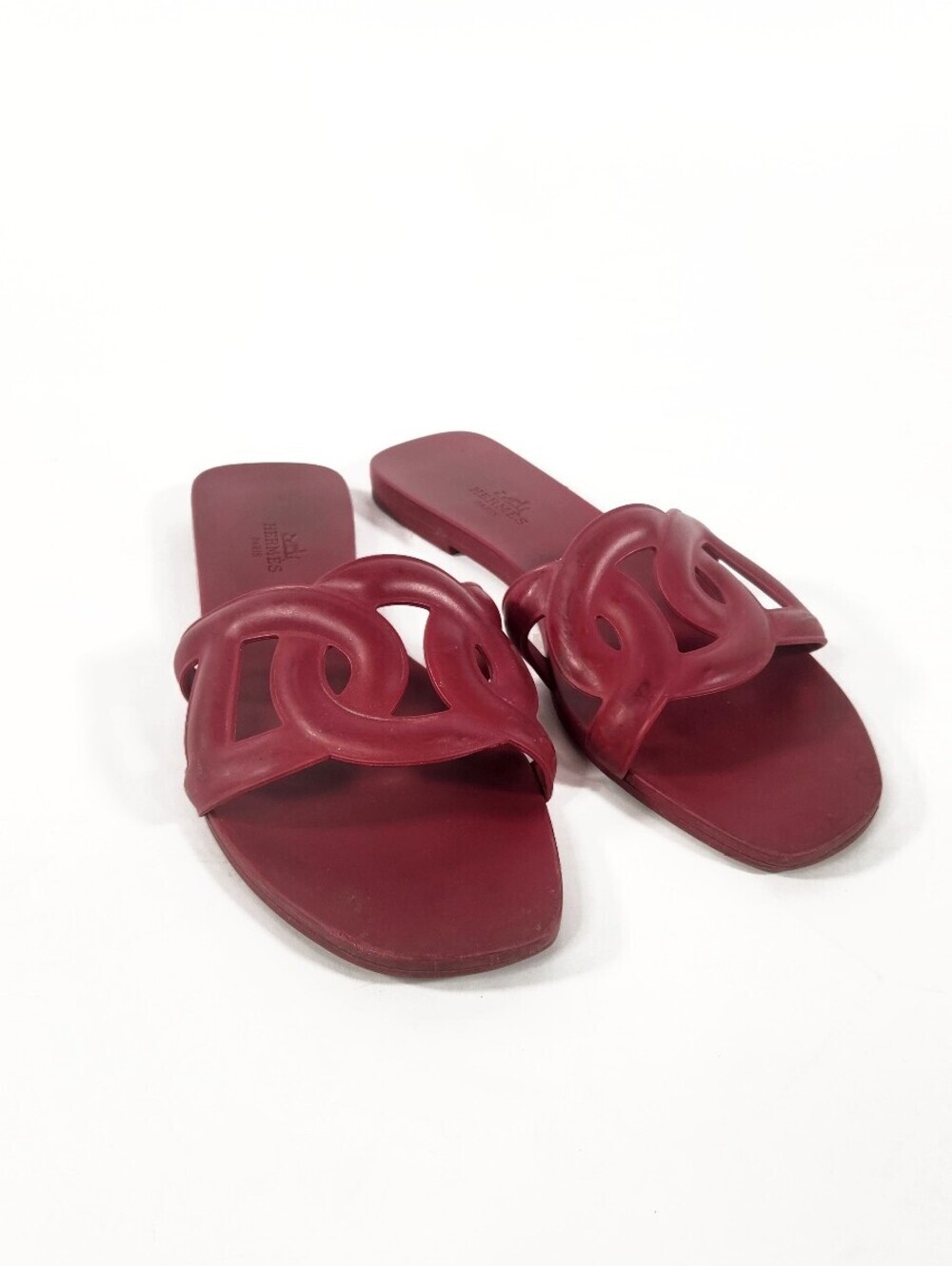 Hermes Aloha Rubber Sandals EU 36